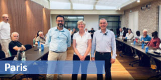 Traders in Paris: Valérie Sallé de Chou, Johann Paysant Dorange und Gilles Santacreu.