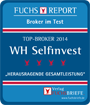 Broker comparison: WH SelfInvest designated TOP BROKER fourth time in a row